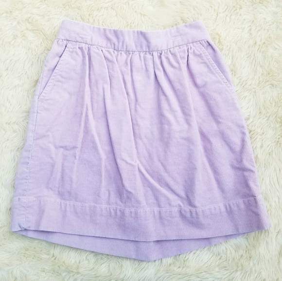 CrewCuts by J. Crew pale pink corduroy skirt 12 - Picture 2 of 4